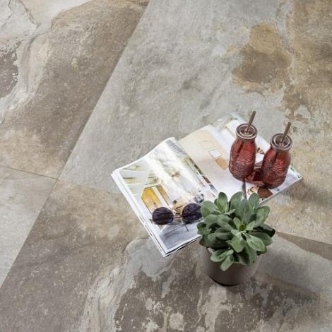 GeoCeramica® 100x100x4 Multicolor Stone Mix Natural
